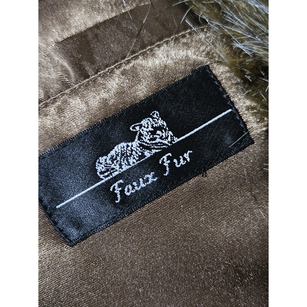 Rachel Zoe‎ Faux Fur Eegant Warm Vest Size 3X Toggle Closure Luxe Cozy Coat - Picture 8 of 11
